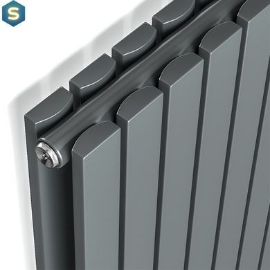 Радиатор дизайнерский Ideale Jolanda 12 6/1800/354 антрацит, Антрацит