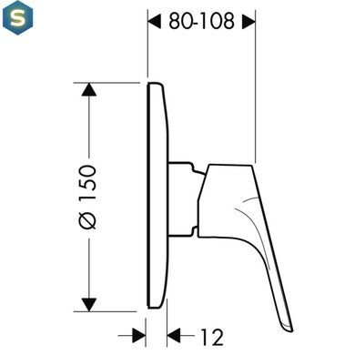 Змішувач прихованого монтажу Hansgrohe Focus E2 31967000