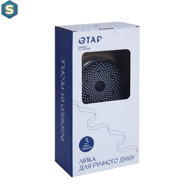 Ручной душ Qtap Rucni D 130 мм круглый QTRUC125CRM45952 Chrome, Хром