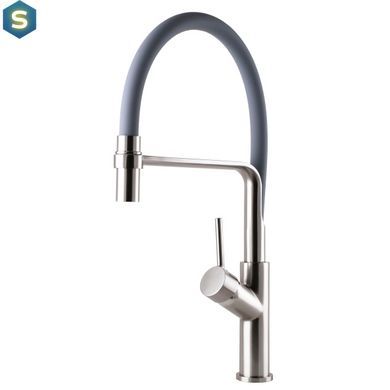 Смеситель для кухни Globus Lux Denver Flex GDF-32-08-02, Каппучино