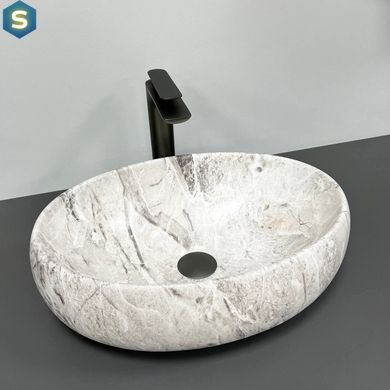 Умивальник (раковина) VBI VENETO STONE MATT накладний, Каппучино