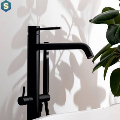 Змішувач для ванни Paffoni Light LIG 032 NO + LIG 030, Черный матовый