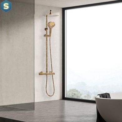 Душова система Yoka Oman 25 Therm L.gold BP.OMAN25-THERM-GLD, Золотий