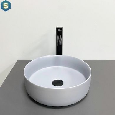Умывальник VBI Prato light grey matt накладний VBI-011413, Каппучино