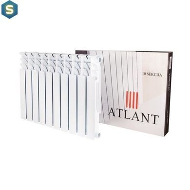 Радиатор биметаллический Atlant ECO 500/96, Белый