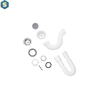 Сифон для душевого поддона Kroner KRP-ST01 1 1/2"х40/50 мм прямоточный CV032069