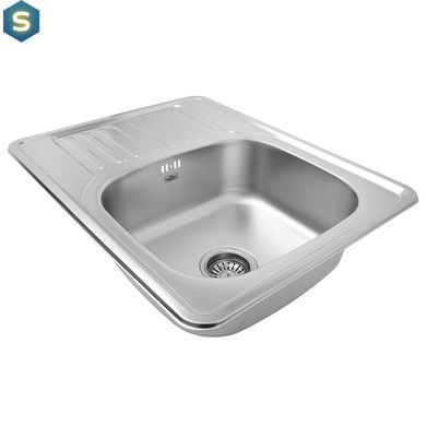 Кухонна мийка Kroner KRP Satin-6350 (0,8 мм) CV022779, Satin