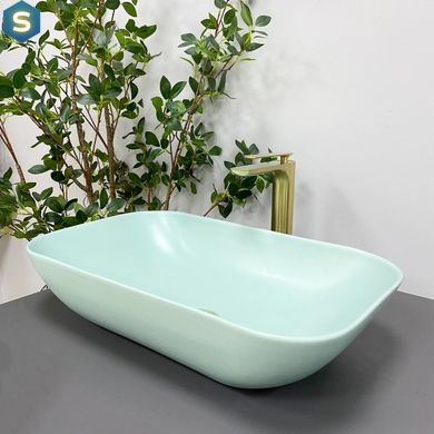 Умивальник (раковина) VBI AVEZZANO GREEN MATT накладний, Зелений