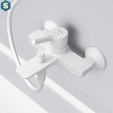 Смеситель для ванны Am.Pm X-Joy S белый F85B10033, Белый