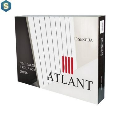 Радиатор биметаллический Atlant ECO 500/96, Белый