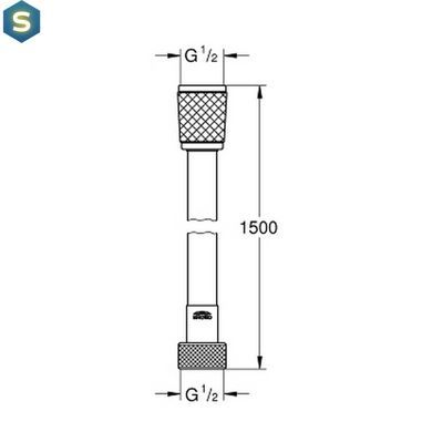 Шланг для душу Grohe Relexaflex 45973001