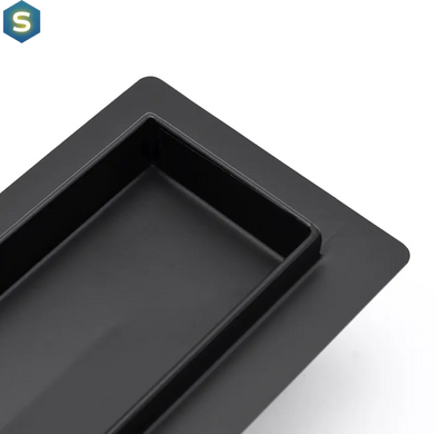 Трап для душа Rea Greek 90 PRO black REA-G8026