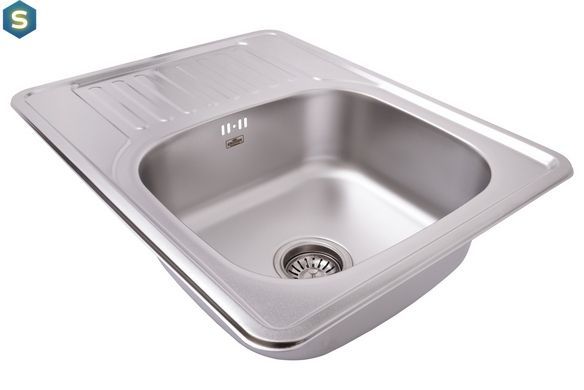 Кухонна мийка Kroner KRP Satin-6350 (0,8 мм) CV022779, Satin