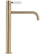 Змішувач для умивальника Rea Serra brushed gold високий REA-B1145, Золотий