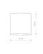 Точковий світильник Nowodvorski 8222 Point tone GU10 1x10W IP20 Wh