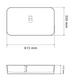 Умывальник VBI Triest anthracite marble накладний VBI-012717, Мармур