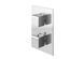 Душевая система Kohlman Excelent 40 chrome с термостатом + BOX скрытого монтажа KPL-QW431HQ40, Хром