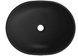Умивальник Mexen Viki silver brushed black matt накладний MEX-21054873, Хром