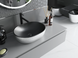 Умивальник Mexen Viki silver brushed black matt накладний MEX-21054873, Хром