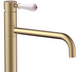 Змішувач для умивальника Rea Serra brushed gold високий REA-B1145, Золотий