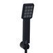Смеситель для ванны Lidz Wawel 006 (c душевым гарнитуром) (k35) LDWAW006BLA45393 Black, Черный матовый