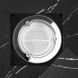 Душовий піддон Rea Bazalt 90x90 carrara black REA-K7003, Мармур