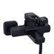 Смеситель для ванны Lidz Wawel 006 (c душевым гарнитуром) (k35) LDWAW006BLA45393 Black, Черный матовый