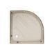 Душова кабіна Latwa SC90x90.SAT.MID.FR полукругла, скло Frost 4 мм + Душовий піддон KAPIELKA ST90x90x26, з панеллю Lidz, Хром матовий, Універсальна, хром матовий, глубокий (более 20 см)