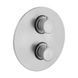 Душевая система Paffoni Shower с термостатом и изливом &Oslash;225 мм steel KITLIQ019ST225, Нержавеющая сталь