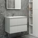 Тумба підвісна Koller Pool Line 1000 з умивальником білий матовий LN0983WHITE, Белый матовый