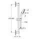 Душовий гарнітур Grohe QuickFix Vitalio Comfort 110 27948001, Хром