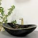 Умывальник (раковина) VBI TURIN MARBLE BLACK GLOSSY накладной, Мрамор