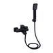 Смеситель для ванны Lidz Wawel 006 (c душевым гарнитуром) (k35) LDWAW006BLA45393 Black, Черный матовый