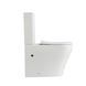 Унітаз підлоговий Qtap Virgo Ultra Quiet безобідковий з сидінням Soft-close White QT18226092AW, Білий