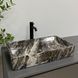 Умывальник VBI Triest anthracite marble накладний VBI-012717, Мармур