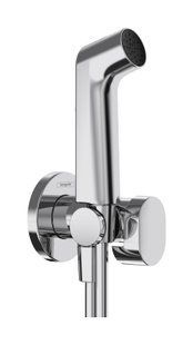 Набор гигиенического душа (запорный вентиль) Hansgrohe S EcoSmart+ на холодную воду Chrome 29230000