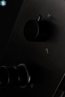 Душевая панель Corsan Tugela black LED с изливом S029MBLLEDW, Черный матовый