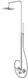 Душевая система Kohlman Foxal chrome с термостатом QW273F, Хром