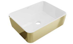 Умивальник Mexen Catia gold white накладний MEX-21314806, Золотий