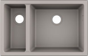 Кухонная мойка Hansgrohe S51 S510-U635 бетон concrete grey 43433380, Sand