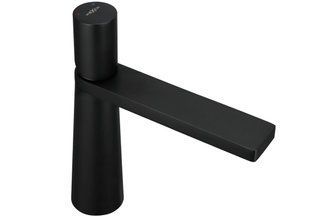Смеситель для умывальника Mexen Nox black низкий MEX-744200-70, Черный матовый