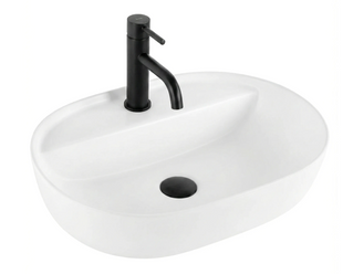 Умивальник Rea Aura 51 накладний 50,5x38,5 см white matt REA-U7340, Белый матовый