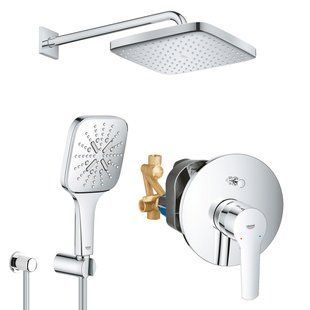 Душова система прихованого монтажу Grohe QuickFix Start UA25183007, Хром
