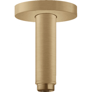 Кронштейн для верхнього душу Hansgrohe зі стелі S 100 мм Brushed Bronze 27393140