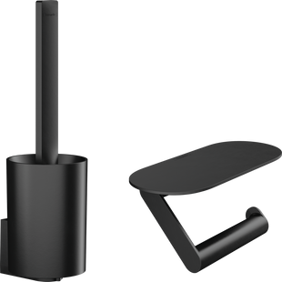 Комплект аксессуаров Hansgrohe WallStoris 2в1 Matt Black 27969670