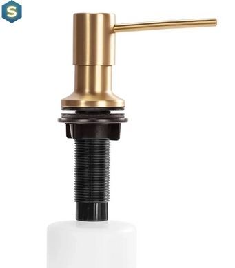 Дозатор миючого засобу Rea brushed light copper BAT-05006, Золотий