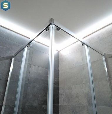 Душевая кабина Dusel A-513 80x80x190 прозрачное, прозрачный, хром, 80x80