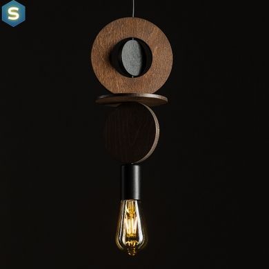 Підвісний світильник Nowodvorski 11175 Drops Wood C E27 1x25W IP20 Br