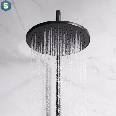 Душова система ShowerSpot без змішувача Am.Pm Like black F0780222, Черный матовый