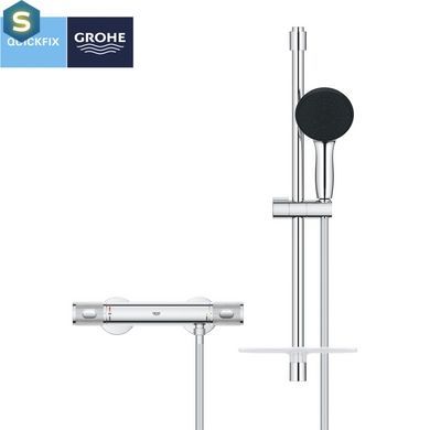 Змішувач термостатичний для душу Grohe QuickFix Precision Feel 34791001, Хром